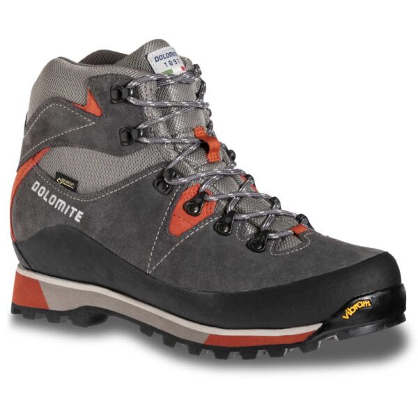 SCARPE DOLOMITE ZERMATT GTX Graphite Grey/Ochre Red