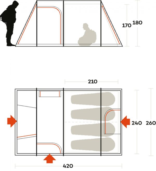 TENDA FLOW 4 Ferrino - immagine 4