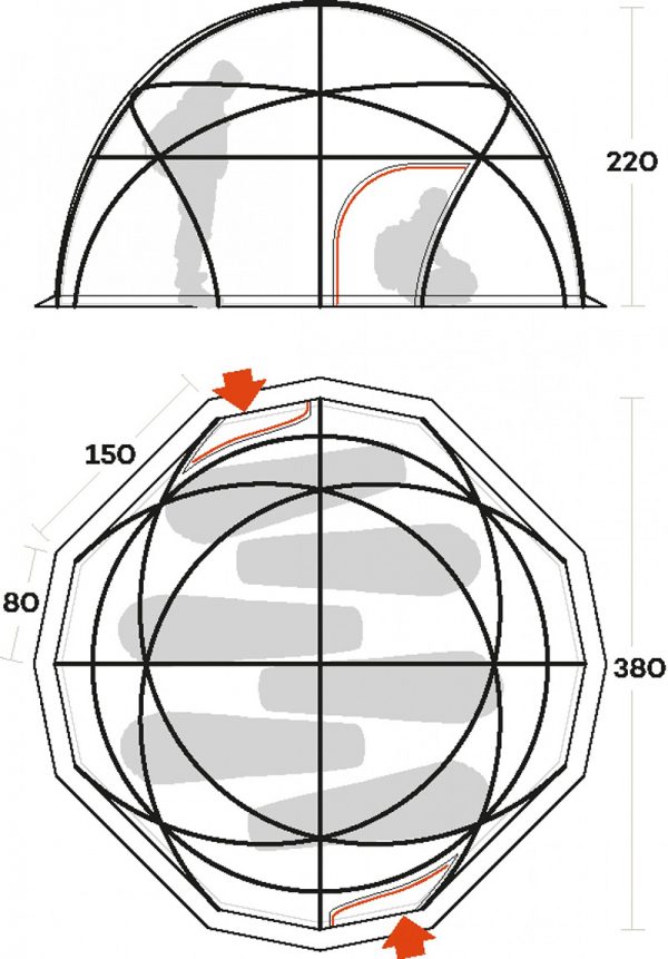 TENDA Colle Sud Ferrino (esterno + interno) - immagine 3