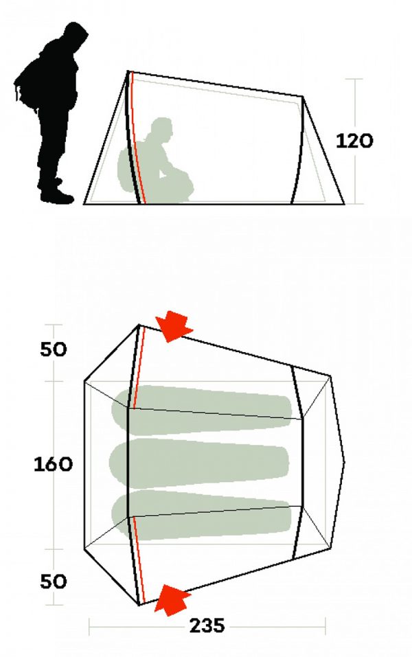 TENDA LIGHTENT 3 PRO Ferrino (disponibile in due colori) - immagine 13