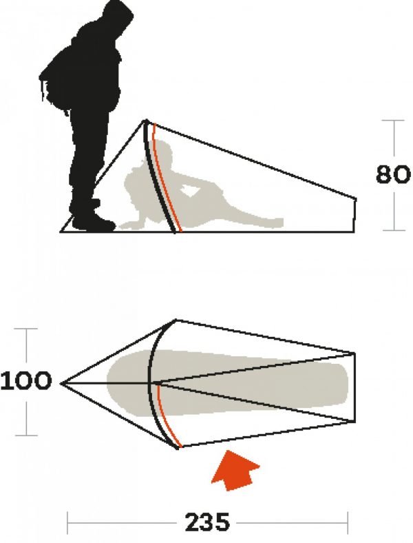 TENDA SINTESI 1 Ferrino (verde oliva) - immagine 3