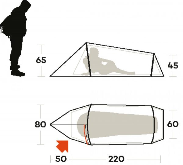 TENDA SLING 1 Ferrino (disponibile in due colori) - immagine 5