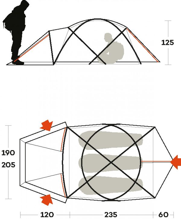TENDA SNOWBOUND 3 Ferrino - immagine 3