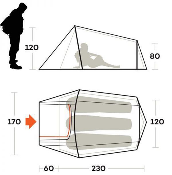 TENDA SLING 3 Ferrino (disponibile in due colori) - immagine 7