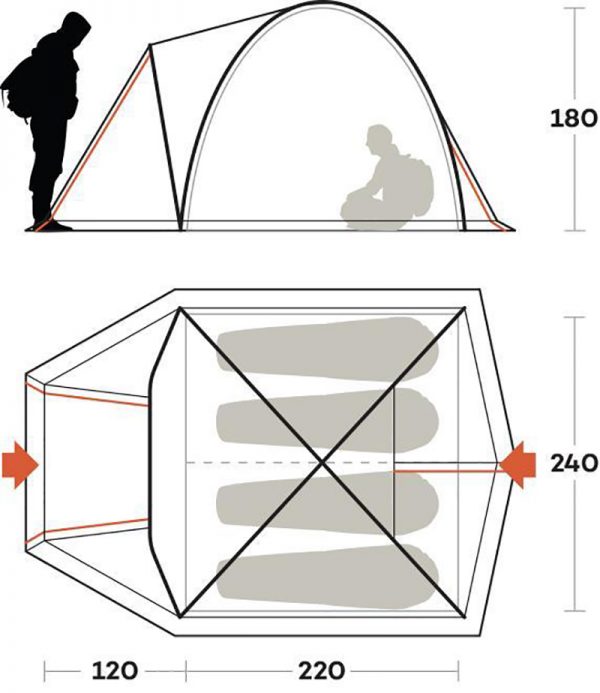 TENDA TENERE 4 Ferrino - immagine 5