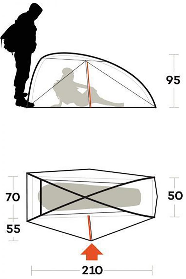 TENDA NEMESI 1 PRO Ferrino (verde oliva) - immagine 4