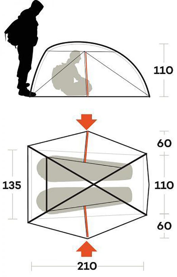 TENDA NEMESI 2 PRO Ferrino (verde oliva) - immagine 6