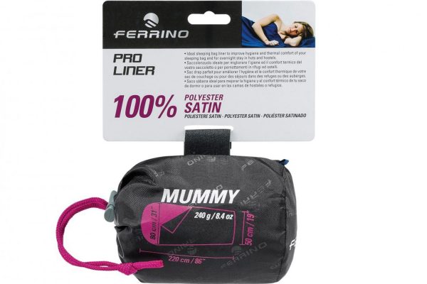 Saccolenzuolo PRO LINER MUMMY Ferrino - immagine 2