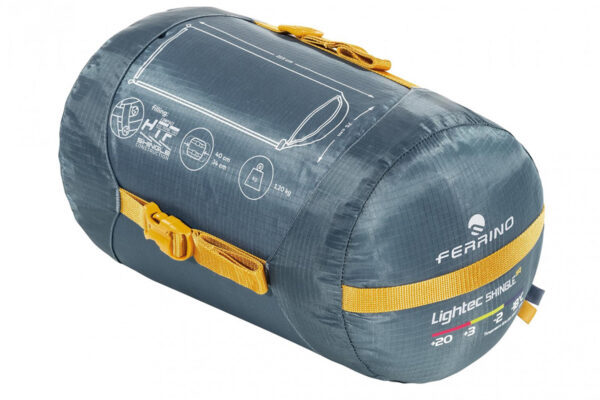 SACCOLETTO LIGHTEC SHINGLE SQ blu Ferrino (disponibile con cerniera a destra o a sinistra) - immagine 2