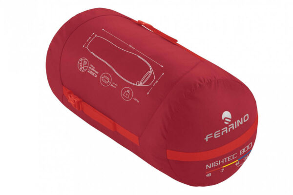 SACCO Nightec 800 Ferrino NEW (rosso) - immagine 2