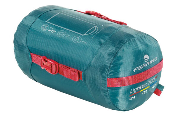SACCO Lightec 700 SQUARE Ferrino NEW (verde) (disponibile con cerniera a destra o a sinistra) - immagine 2