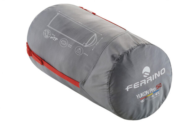 SACCO YUKON PRO SQ Ferrino NEW (rosso) - immagine 2