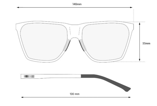 Occhiali Spektrum Anjan Black Grey Lens - immagine 3