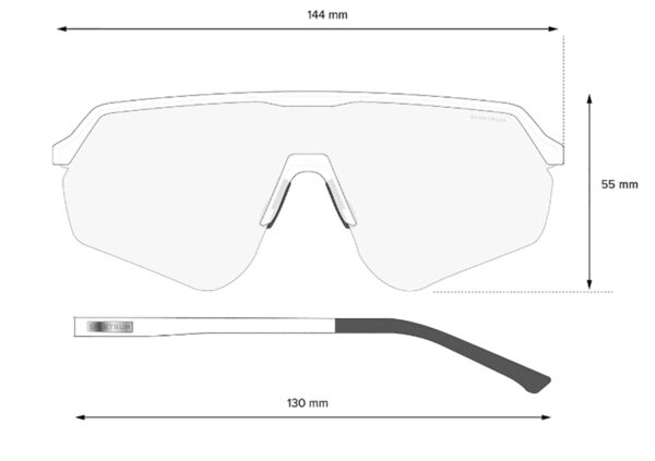 Occhiali Spektrum Blankster Black Infrared Lens - immagine 3