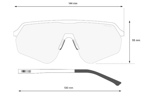 Occhiali Spektrum Klinger Black Infrared Lens - immagine 3